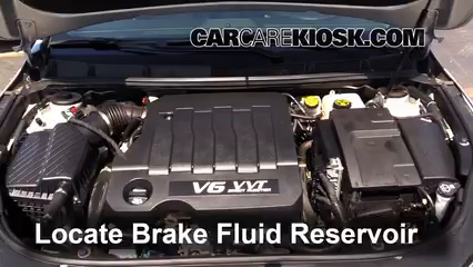 2013 Buick LaCrosse 3.6L V6 FlexFuel Brake Fluid Check Fluid Level